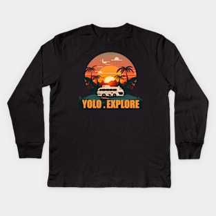 Yolo - Explore Kids Long Sleeve T-Shirt